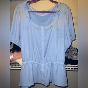 Never Worn Peplum Blouse. Anne Taylor